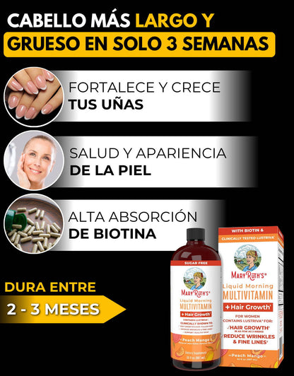 Multivitamínico líquido + Lustriva® : mírate 10 años más joven